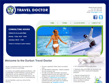 Tablet Screenshot of durbantraveldoctor.co.za